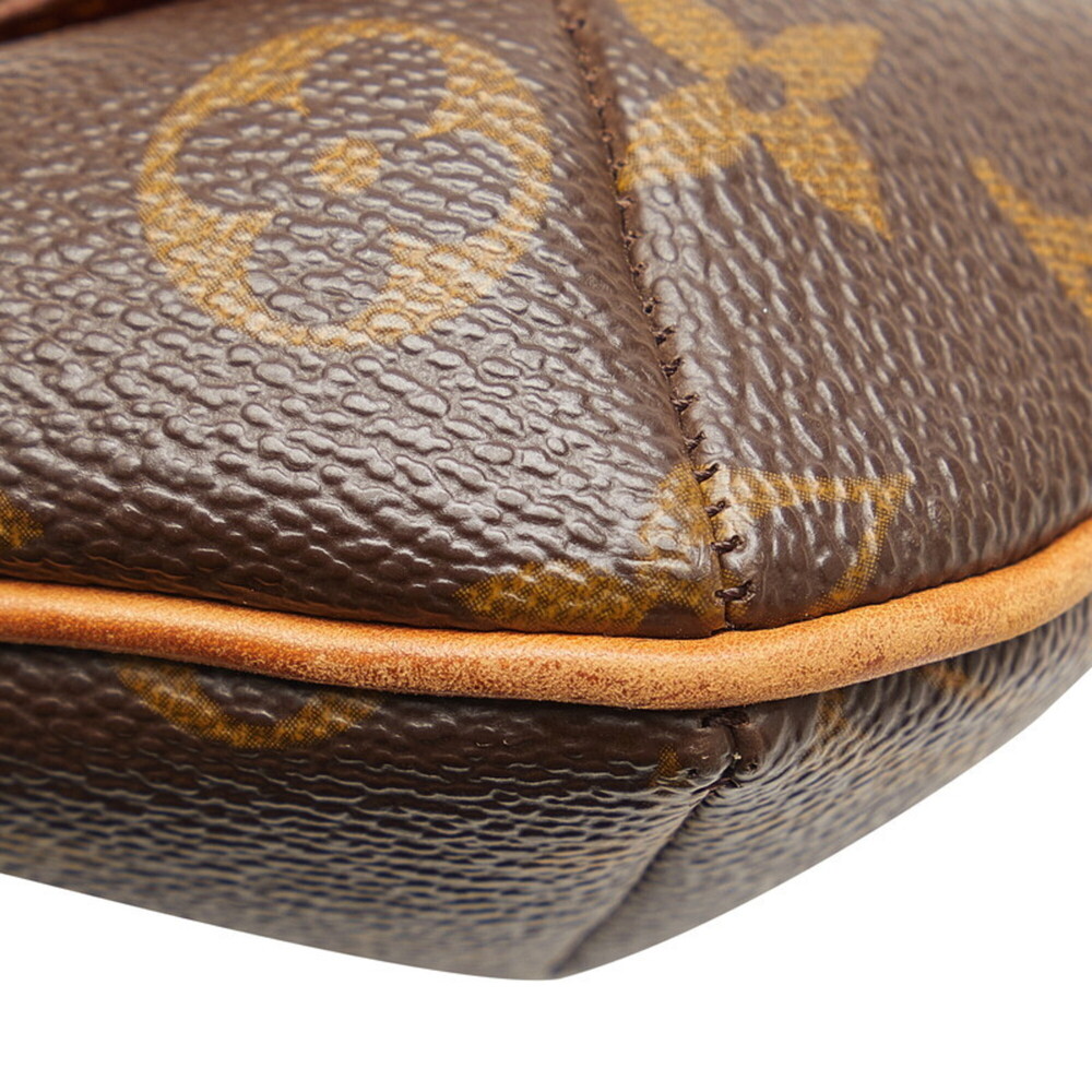 LOUIS VUITTON Authentic Brown Monogram Leather Shoulder Bag - Picture 5 of 11